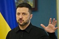 Ukraine nuclear plant on emergency power as Zelensky announces $90bn arms deal
