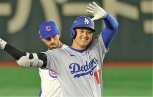 Shohei Ohtani Shines As Dodgers Win Opening Game 4-1