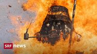 Sechseläuten 2025 - Nach 26 Minuten und 30 Sekunden ist der Böögg explodiert