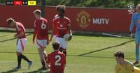 Manchester United youngster scores six goals in unbelievable academy game