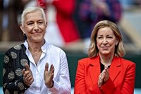 Martina Navratilova says what her relationship with Chris Evert is now like after their rivalry in their tennis careers