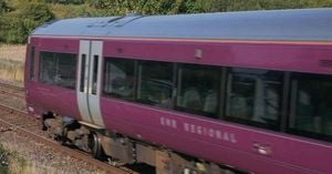Flag Hanging Stunt Delays Train In Leicestershire