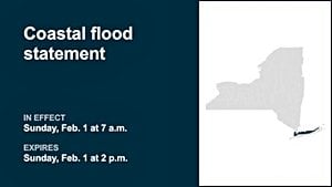 Minor Coastal Flooding Expected In New York And New Jersey