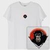 The Chimp: Şempanze T-Shirt (Nakış, %100 Pamuk)