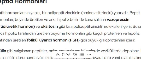 Evrim Ağacı makale içi seçenekleri gösteren bir görsel.