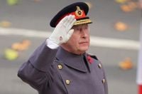 King Charles leads royals in Sunday tribute of the fallen