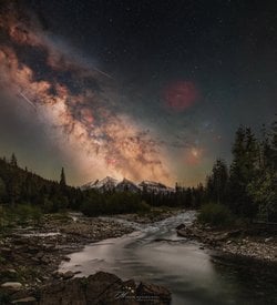 Tatra Dağları Semalarındaki Gece Manzarası