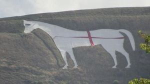 Police Probe England Flag Stunt On Historic Horse