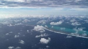 China Raises Flag At Disputed Scarborough Shoal
