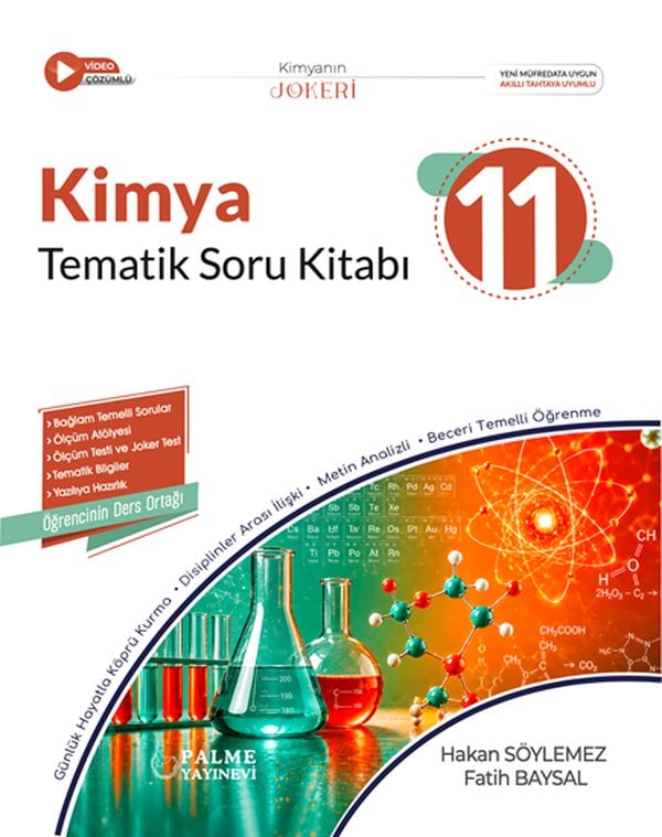 PALME 11.SINIF JOKER KİMYA TEMATİK SORU KİTABI