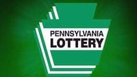 Pennsylvania Lottery Powerball, Pick 2 Day results for May 5, 2025