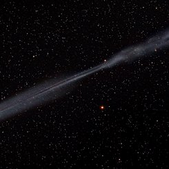  A Split Ion Tail for Comet Lovejoy E4 