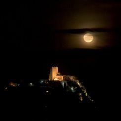 Castle and Full Moon