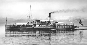 Failed Attempt To Raise Historic Ship Säntis From Lake Constance