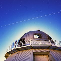 ISS Over Mont-Megantic Observatory