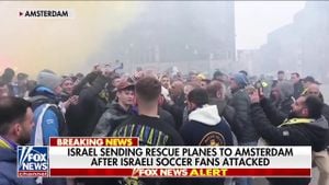 Violence Erupts Between Israeli Soccer Fans And Pro-Palestinian Protesters