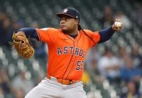 Valdez and Peña help Astros trounce Brewers 9-1 to avoid a sweep