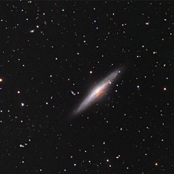 NGC 2683: Edge-On Spiral Galaxy