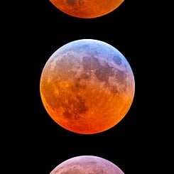 A Blue Banded Blood Moon