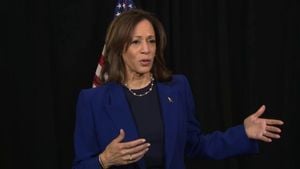 Harris Takes Aim At Trump's Remarks On Women