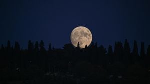 August Skywatchers Prepare For Rare Super Blue Moon