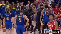 Warriors Player Ejected for Headbutting During Scuffle With Rockets in Game 5