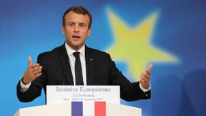 Macron Urges Europe To Unite Against US Trade Threats