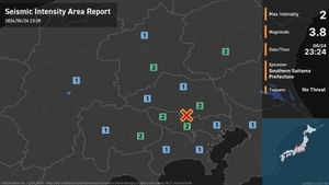 Magnitude 4.0 Earthquake Strikes Southern Saitama Prefecture