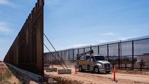 Trump Orders Entire Border Wall Painted Black