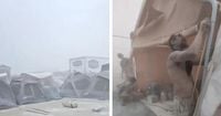 Dust storms, heat, thunder: Burning Man attendees face wild weather
