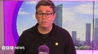 Andy Burnham tells BBC Labour leadership 'up to the party' as he's asked about Starmer challenge