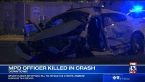 Police Officer Critically Injured In Crash With Truck