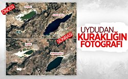 Yüzey alanı azalan tüm göller kuraklığı mı belirtir?