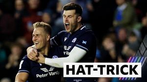 Huw Jones' Hat-Trick Leads Scotland To Six Nations Victory