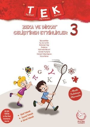 Palme 3.Sınıf Tek Zeka ve Dikkat Geliştiren Etkinlikler + Yaprak Test