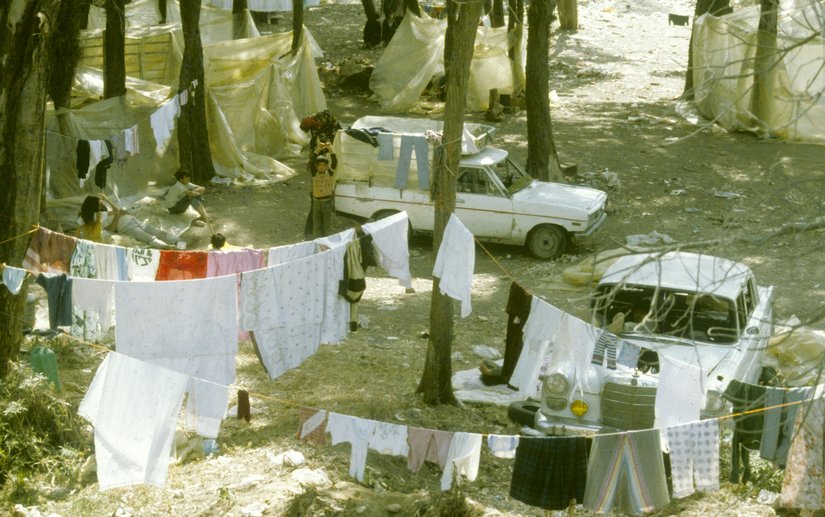 Lübnan'ın Tire kenti yakınlarında bir Filistinli mülteci kampı