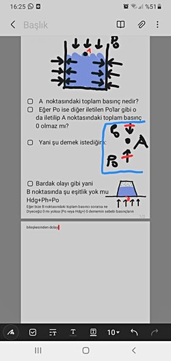 Neden sıvılarda bir noktanın basıncı bularken üstündeki gaz basıncı neden ekliyoruz ?
