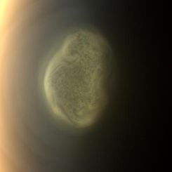 South Polar Vortex Discovered on Titan