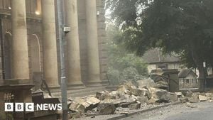 Victorian Church Facade Collapses In Cleckheaton Miracle