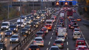 Traffic Snarls Across Northern Germany On February 23, 2025