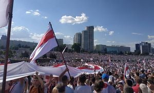 Belarus Police Conduct Anti-Riot Drills To Intimidate Voters Before Election