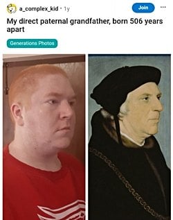 Çok eski atalarına benzeyen insanlar varmıdır?