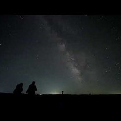 İç Moğolistan Üzerinde Perseid Meteorları