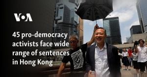 Hong Kong's Pro-Democracy Activists Face Harsh Sentences