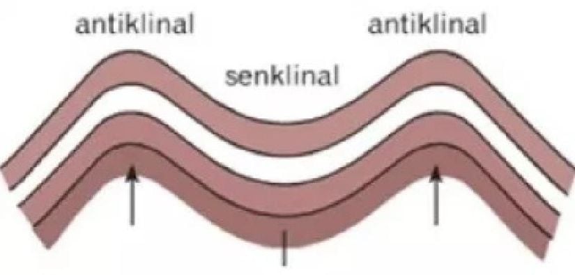 Wilpena Pound'da çökeller ortada ve bir daire gibi kenarlarda yukarı doğru bükülür. Aşağı yönlü kıvrımlar “senklinal” olarak adlandırılırken, yukarı yönlü kıvrımlar ise “antiklinal” olarak ifade edilebilir.