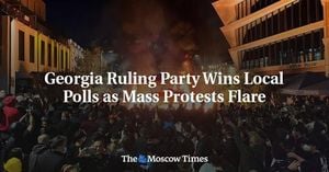 Tbilisi Erupts After Georgia Election Sparks Violent Clashes