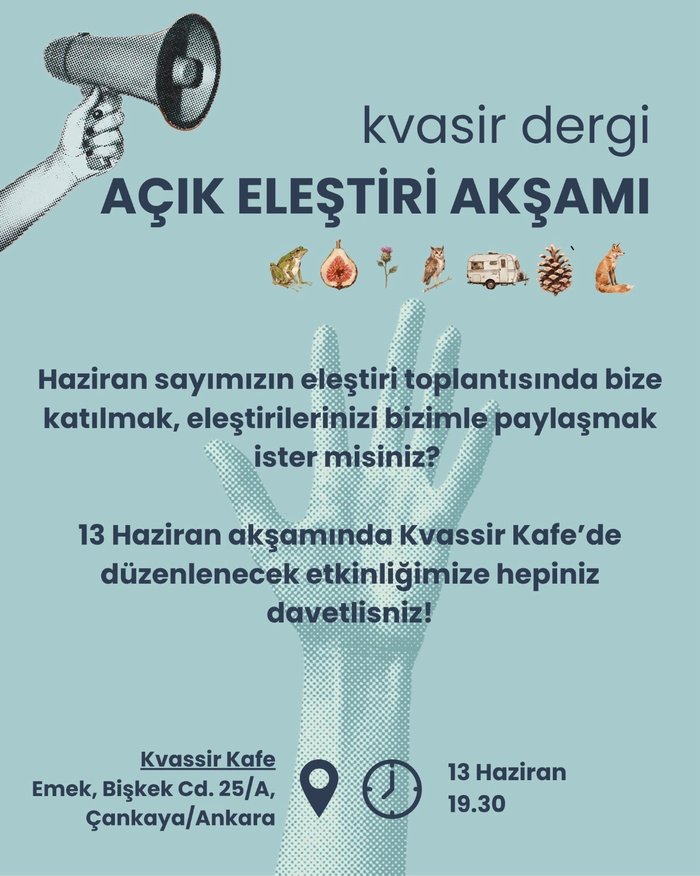 Kvasir Dergi: Açık Eleştiri Akşamı