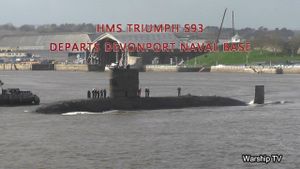 HMS Triumph Concludes Historic Journey To Decommissioning