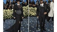 Rihanna is expecting baby No. 3 with A$AP Rocky, the rapper confirms at the 2025 Met Gala