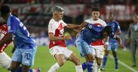 Cristian Cañozales revivió a Millonarios y hundió a Santa Fe: victoria en el último minuto por 1-0 en El Campín